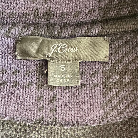 J Crew Sophie Black Watch Plaid Sweater Blazer In Navy Black - Picture 7 of 8